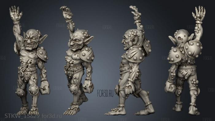 Goblin pizza 3d stl модель для ЧПУ