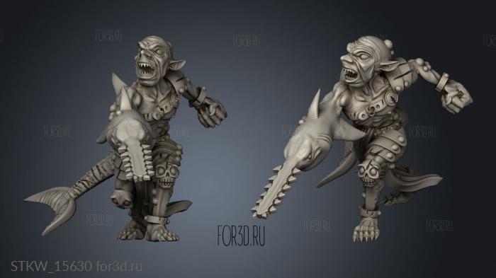 Goblin sega stl model for CNC