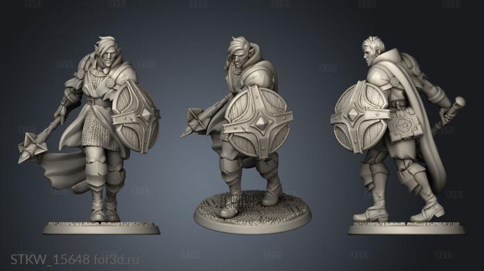 Oaken Heroes Denthir stl model for CNC