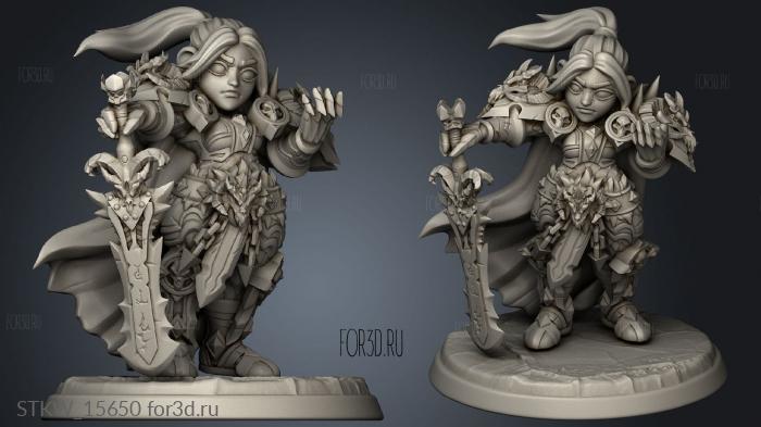 Oaken Heroes Runa stl model for CNC