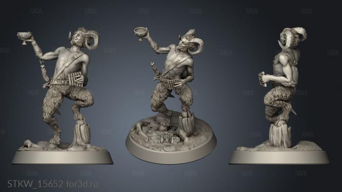 Oasis Satyr stl model for CNC