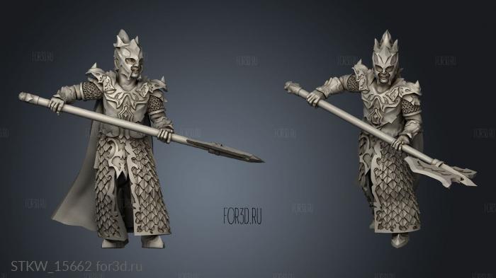 Obsidian Guard stl model for CNC