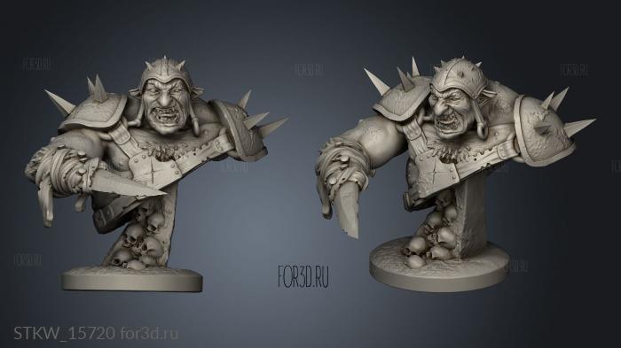 Ogre 3d stl модель для ЧПУ