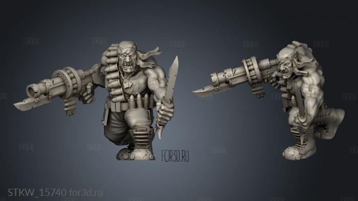 Ogre Jungle fighter 3d stl модель для ЧПУ