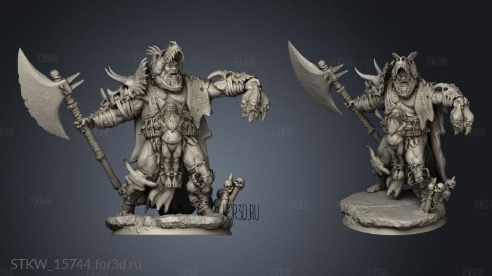 Ogre King 3d stl модель для ЧПУ