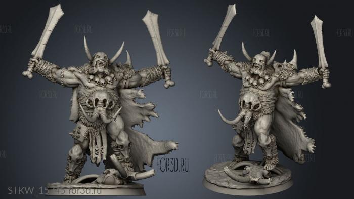 Ogre King Fang 3d stl модель для ЧПУ