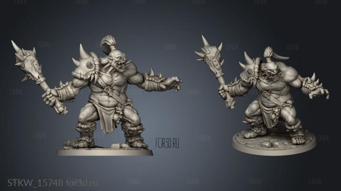 ogre Marauder stl model for CNC