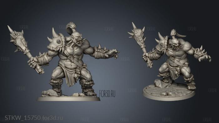 Ogre Marauder thing stl model for CNC