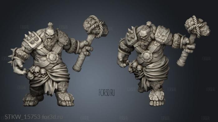 ogre One stl model for CNC