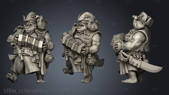 Ogres Jolly Roger 3d stl модель для ЧПУ