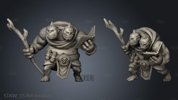 Ogres Ogre Mage stl model for CNC