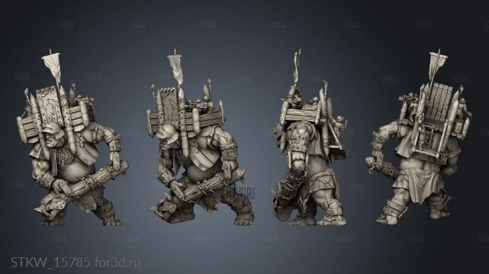 Old City Watch Siege Giant Back 3d stl модель для ЧПУ