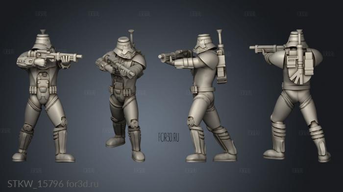 Old Dark Trooper 3d stl модель для ЧПУ