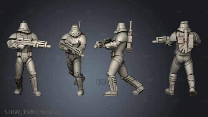 Old Dark Trooper Repeater 3d stl модель для ЧПУ