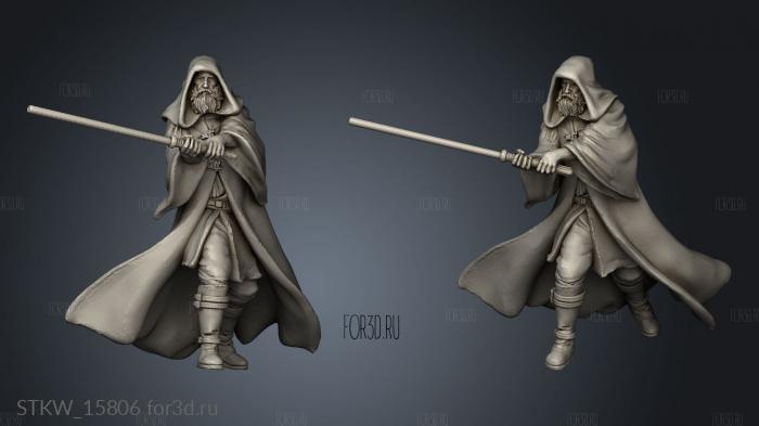 Old Master ls jedi master 3d stl модель для ЧПУ