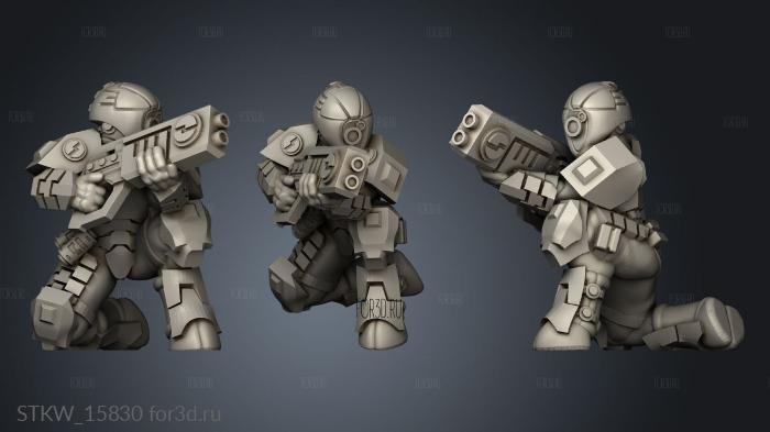 Alien Shooter stl model for CNC