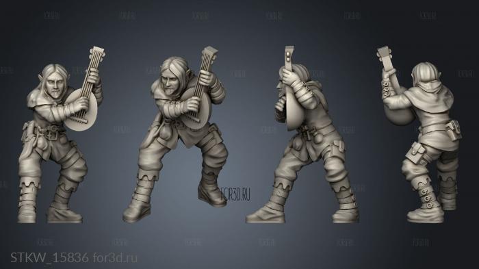 Bard Elf stl model for CNC