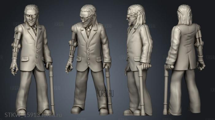 Gentleman stl model for CNC