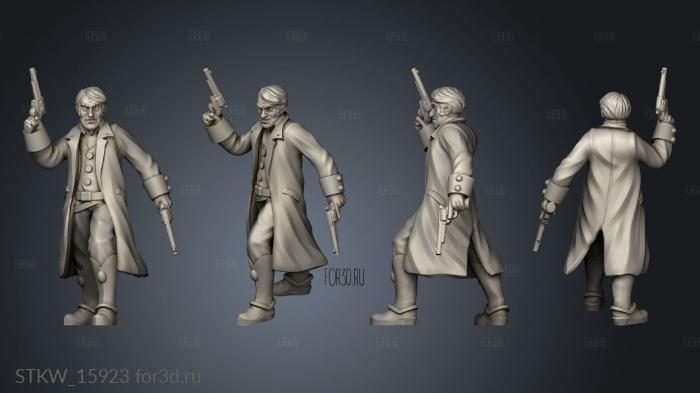 Gunslinger Cloak 3d stl модель для ЧПУ