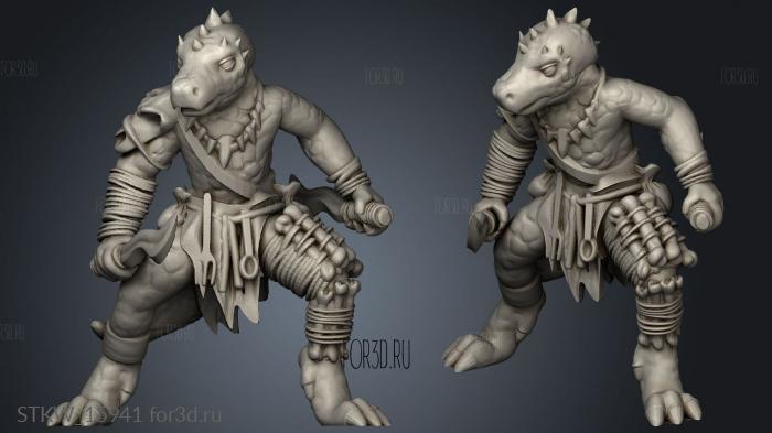 Kobold with Daggers 3d stl модель для ЧПУ