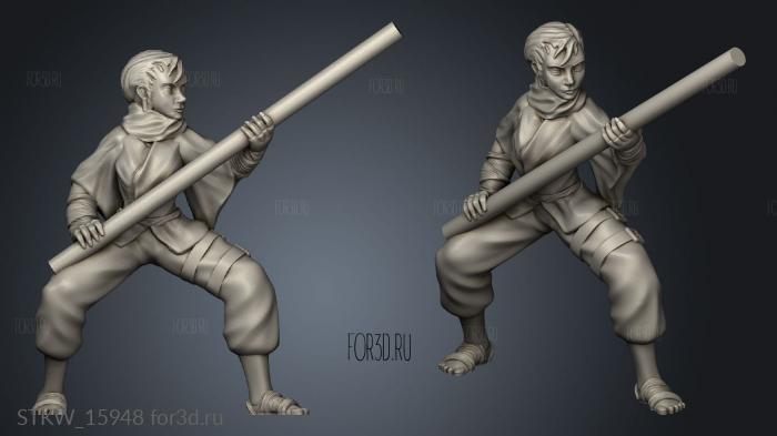 Monk 3d stl модель для ЧПУ