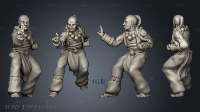 Monk 3d stl модель для ЧПУ