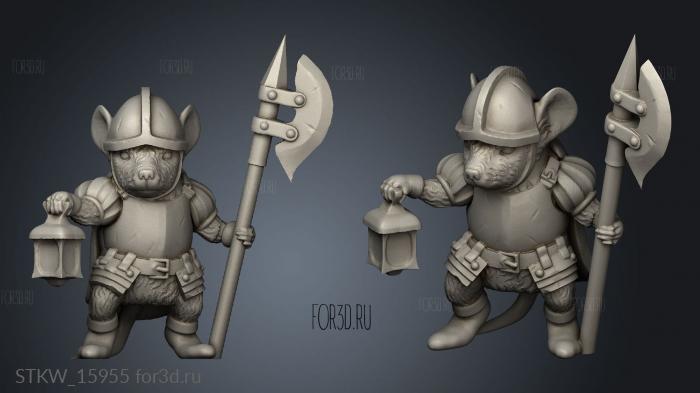 Mouse Guard 3d stl модель для ЧПУ