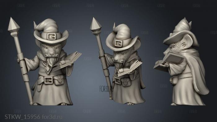 Mouse Mage 3d stl модель для ЧПУ