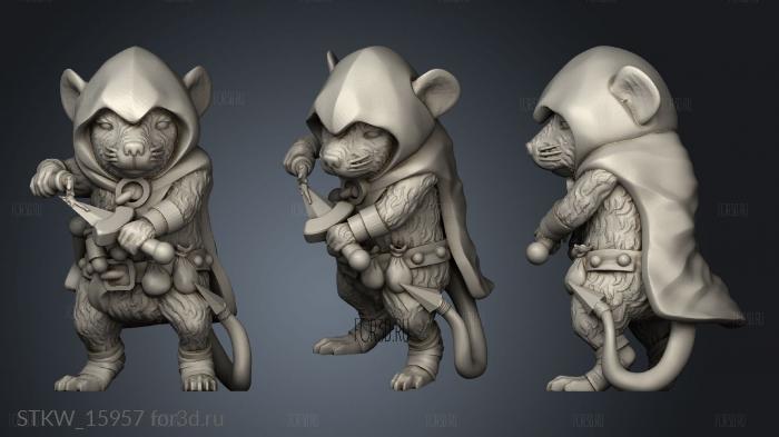 Mouse Rogue 3d stl модель для ЧПУ