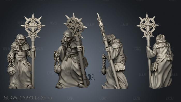 Old Priest 3d stl модель для ЧПУ