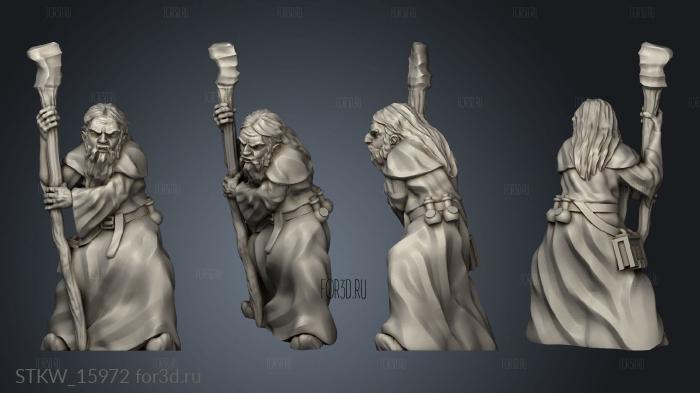 Old Wizard 3d stl модель для ЧПУ