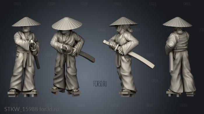 Samurai Hat 3d stl модель для ЧПУ