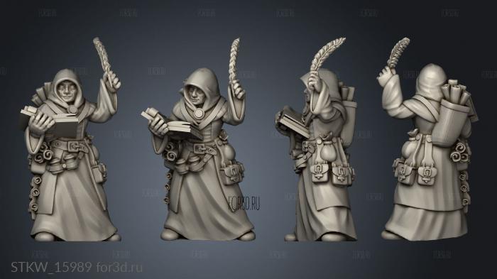 Scroll Mage stl model for CNC