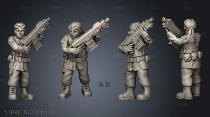 Soldier Idle 3d stl модель для ЧПУ