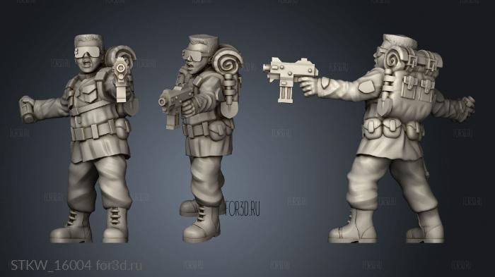 Soldier Throw Grenade 3d stl модель для ЧПУ