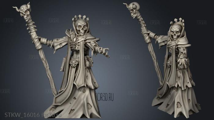 The Lost Lich Lord stl model for CNC