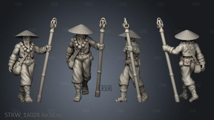 Traveler Monk 3d stl модель для ЧПУ