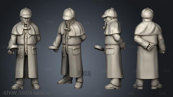 Victorian Detective 3d stl модель для ЧПУ