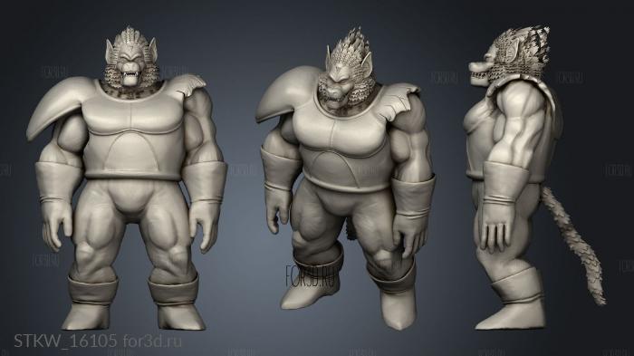 paquete oozaru vegeta Oozaru stl model for CNC