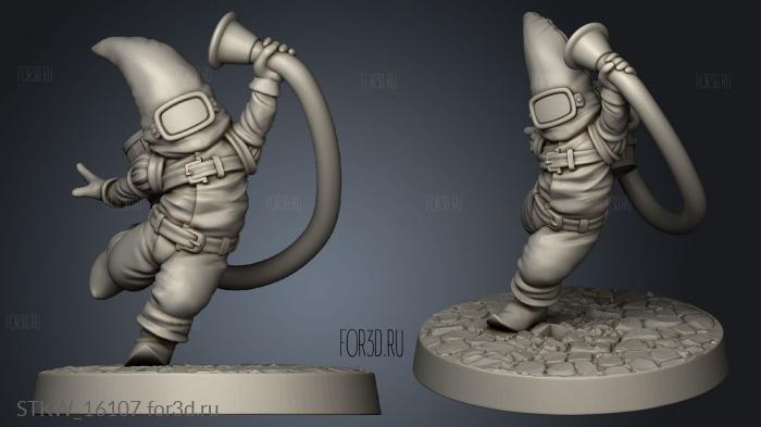 Gnome stl model for CNC