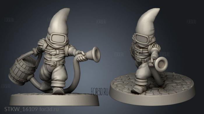 Gnome stl model for CNC