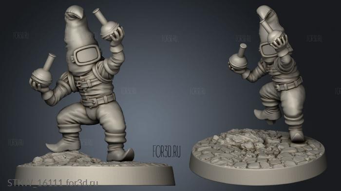 Gnome stl model for CNC