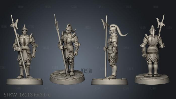 Halberd 3d stl модель для ЧПУ