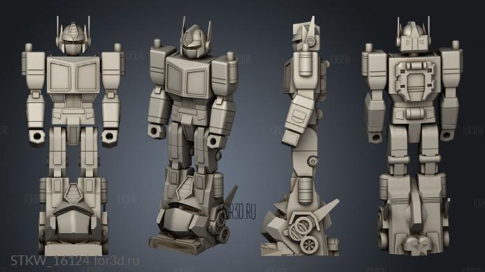 Optimus Prime Articulate Oldver Antenna 3d stl модель для ЧПУ