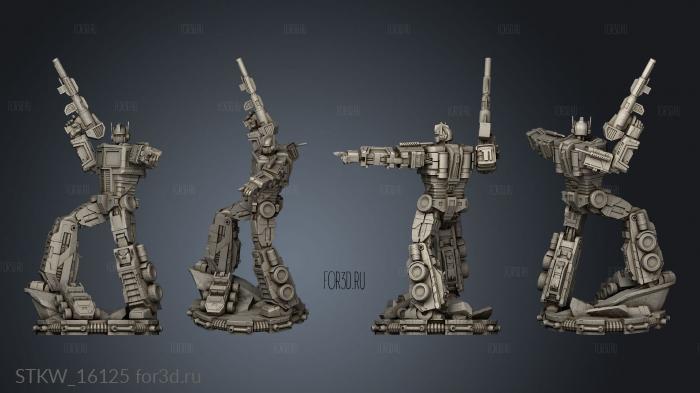 Optimus Prime cut 3d stl модель для ЧПУ