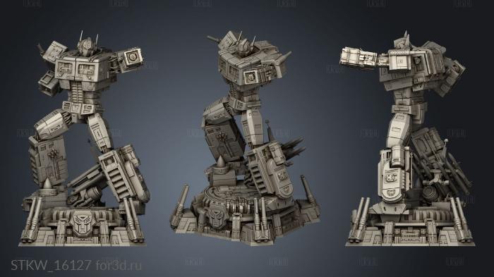 Optimus Prime Statue One 3d stl модель для ЧПУ