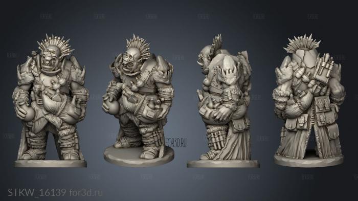 Orc Alchemist 3d stl модель для ЧПУ