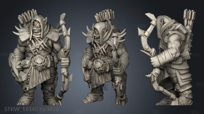 Orc Archer 3d stl модель для ЧПУ