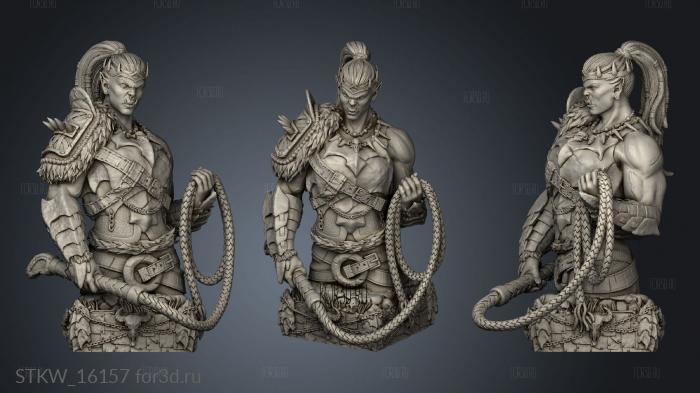 Orc Chess Queen 3d stl модель для ЧПУ