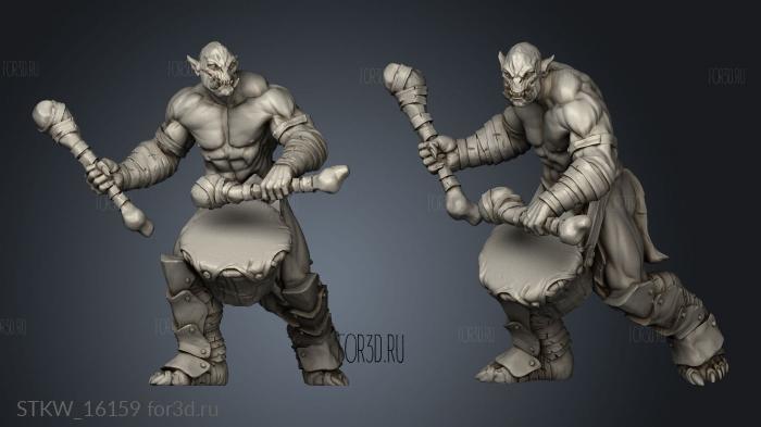 Orc Command 3d stl модель для ЧПУ